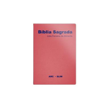 Imagem de Bíblia arc slim luxo especial rosa