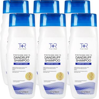 Imagem de Shampoo True + Real Classic Everyday Clean, anticaspa, 420 ml, 6 unidades