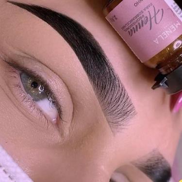 Imagem de Henna Tint para sobrancelhas Menela Dark Brown com kit de extrato de b