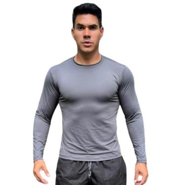 Imagem de Camiseta Térmica Segunda Pele Proteção Uv 50+ Premium Masculina - Mult