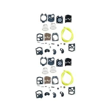 Imagem de Kit de reparo de carburador, filtros de cobre, válvulas de agulha, diafragmas, filtros de peça para Poulan 1800 2000 2300 Stihl FS85 FS86 FS88 FS106 (2 conjuntos)