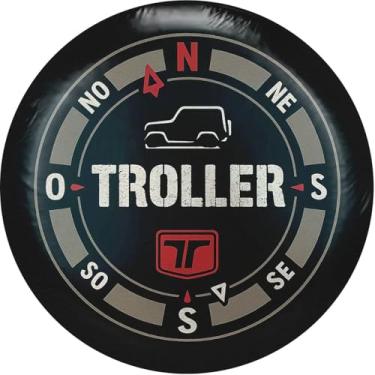 Imagem de Lorben Capa para Estepe Pneu Especial Troller 1 CN927 - Anti Mofo, Impermeável, Preta, Material Sintético, SUV, 17 Polegadas, 77 Centímetros