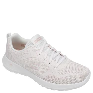 Imagem de Skechers Tênis feminino Go Walk Joy Violet, Branco/ouro rosa, 41