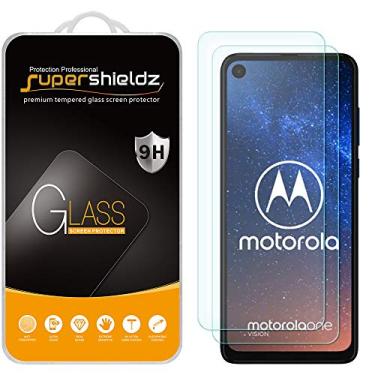 Imagem de Supershieldz (Pacote com 2) projetado para Motorola One Vision e protetor de tela de vidro temperado One Action, antiarranhões, sem bolhas