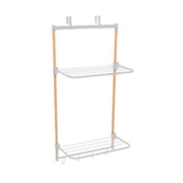 Imagem de Varal De Porta Em Bambu Com Hastes Metálicas - Simplo - Oikos