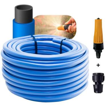 Imagem de Mangueira de Jardim Lisa Flexível com Engate e Esguicho 30m - Force Li