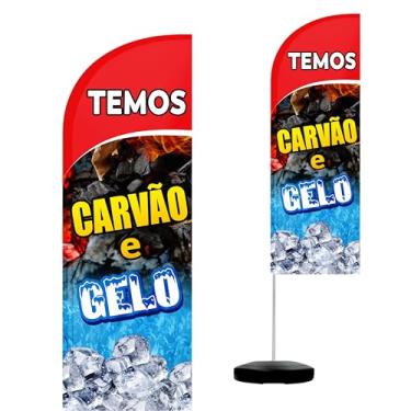 Imagem de Wind Banner Completo 2,10m Temos Carvão e Gelo