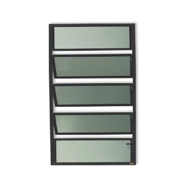 Imagem de Basculante Plus Vidro Boreal 100cm X 60cm Brimak Preto