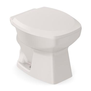 Imagem de Kit Vaso Sanitário Convencional Com Assento Queda Amortecida Thema Incepa Biscuit