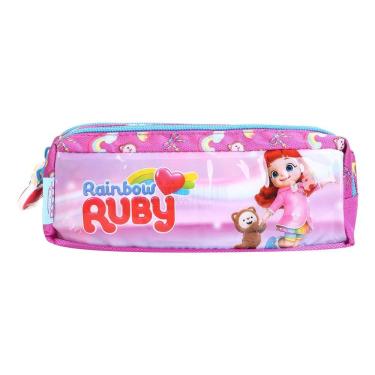 Imagem de Estojo Escolar Infantil Rainbow Ruby Pacific Rosa