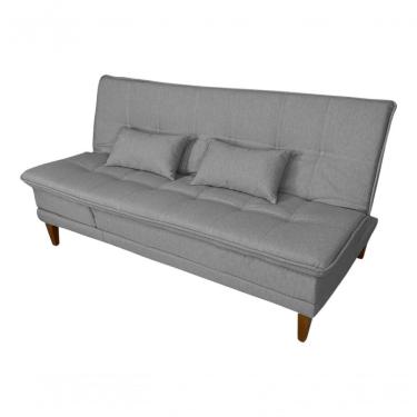 Imagem de Sofá Cama Berlim Linho Espuma D33 Império Grafite 199