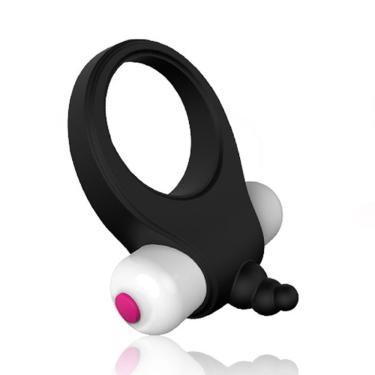 Imagem de Anel Silicone Flexível Com Vibração Duet Lovetoys - Preto