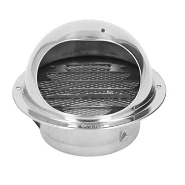 Imagem de Outros Utensílios Domésticos Aço Capuz da Parede de Aço Exaustor de Capa Hemisférica Design Grade Ventilação Tampa da Parede Aberturas Aberturas para Descarga Direta do Ar Interior Redondo Ar