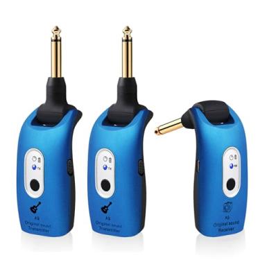 Imagem de INGPARTNER Sistema De Guitarra Sem Fio A9 Com Bateria Lítio Recarregável 2,4 Ghz Integrada, Transmissor E Receptor Áudio Rotação 270° Para Baixo, Violino, Teclado Instrumentos Elétricos (1C-Nrj0-646