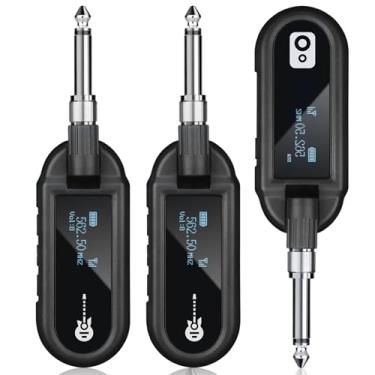Imagem de EBJ Sistema De Guitarra Sem Fio Ebj, Transmissor E Receptor Uhf, Áudio Recarregável, Baixo Elétrico 20 Canais, Órgão Eletrônico (2 Canais)