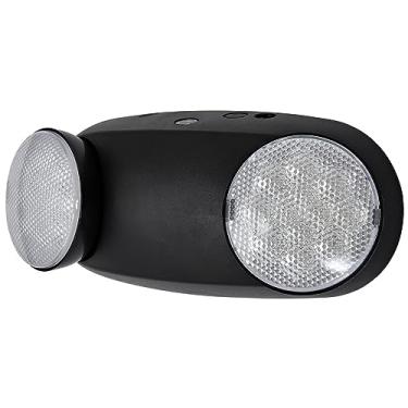Imagem de GZRUIYANG Luzes De Emergência Com Bateria Reserva, Pacote 1 Unidade, Comerciais Led, Homologadas Pela Ul, Ca 120/277 V, Luminárias Saída Fiação Para Empresas - (Preto)