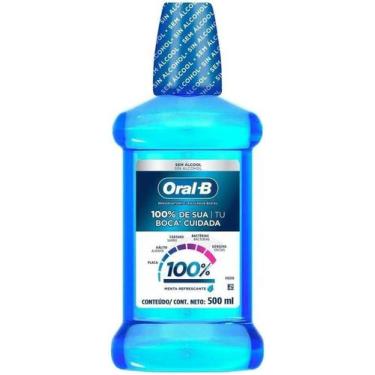 Imagem de Enxaguante Bucal Oral-B 100% De Sua Boca Cuidada 500ml