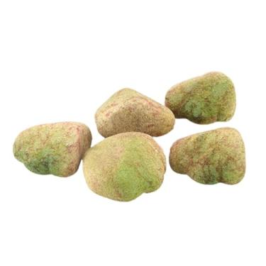 Imagem de IEUDNS 5 peças de pedras artificiais para paisagem, diorama de pedras falsas, artificiais realistas decorativas para vasos de plantas, jardim de fadas, C