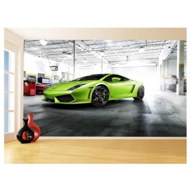 Imagem de Papel De Parede 3D Carro Lamborghini Gallardo 3,5M Car236 - Você Decor