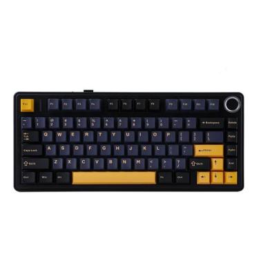 Imagem de Teclado mecânico EPOMAKER x Aula F75 Gasket 75% RGB Preto