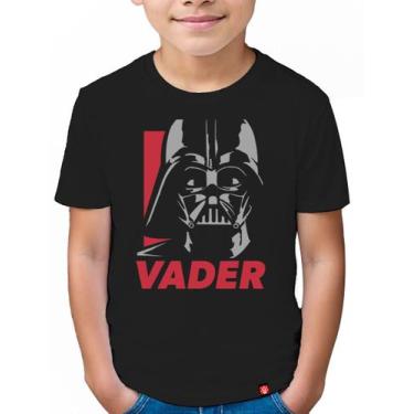 Imagem de Camiseta Infantil Vader - KING OF GEEK, Preto, 10