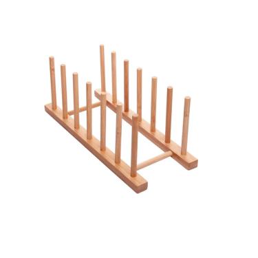 Imagem de Escorredor de Pratos em Bambu 30 x 12 x 12 cm Lyor