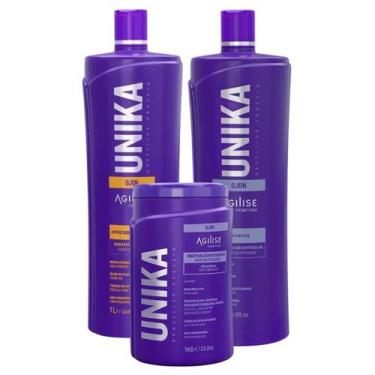 Imagem de Agilise UNIKA Ojon Alisamento 1L, Shampoo Anti Residuo e Neutralizante