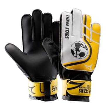 Imagem de Luva Goleiro de Futebol Infantil Three Stars Kids (Preta, G)