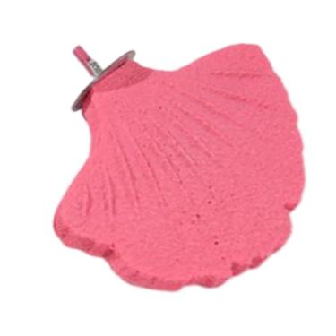 Imagem de Gralara Poleiro de de estimação com folha de ginkgo, suporte de resina para papagaios, suporte para papagaios e araras, Rosa