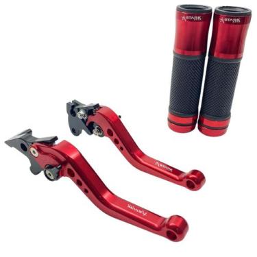Imagem de Kit Manete Manopla Esportivo Yes 125 Intruder 125 Riva Dafra - Stark R