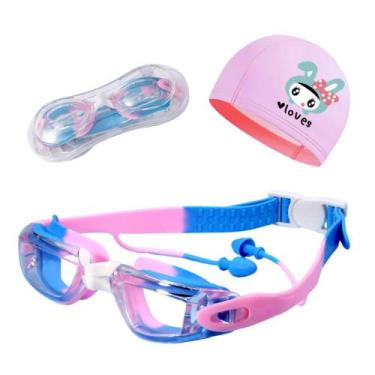 Imagem de Kit Óculos e Touca de Natação Infantil Hero Band Coleção Cores - Pools