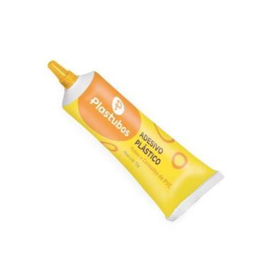 Imagem de Cola PVC 75g para Tubos e Conexões - Adesivo Incolor Líquido - Plastub