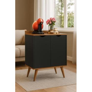 Imagem de Aparador Buffet Sala Pés Palito 2 Portas 4545 - Cores - MJM Casa dos M