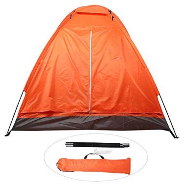 Imagem de Tenda externa pessoa dupla camada única camada portátil tenda de acampamento à prova d'água para caminhada de piquenique de praia oxford 200x150x110cm