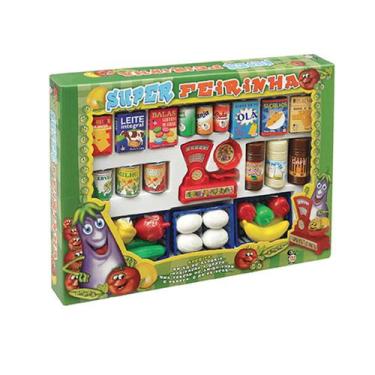 Imagem de Brinquedo Infantil Cozinha Super Feirinha Comidinhas - Pica Pau