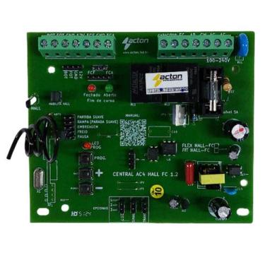 Imagem de Central Comando Ac4 Hall Borne Motor Rossi Dz3 Dz4 Nano Portão Garagem
