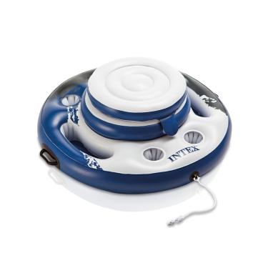 Imagem de Refrigerador/Bar Flutuante (24 Latas, Gelo e 5 Porta Copos Laterais), Intex