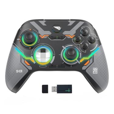 Imagem de Controle Xbox Sem Fio com Analógicos ALPS,Gatilho Linear e Botões Traseiros Customizáveis - Gamepad para Xbox Series S, Series X, Xbox One S/X, PC Windows, Steam com Turbo, RGB, Vibração e Bateria 15h