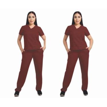 Imagem de Scrub feminino, Pijama cirúrgico, Uniforme enfermagem, Uniforme médico