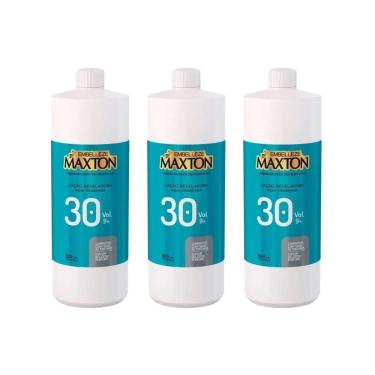 Imagem de Locao Reveladora Maxton Ox 30 Vol 900Ml - Kit Com 3Un