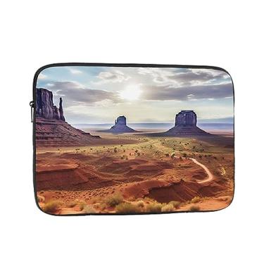 Imagem de Capa para laptop paisagem de Monument Valley, bolsa para laptop, capa protetora para notebook de 17 polegadas