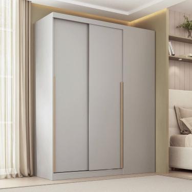 Imagem de Módulo de Canto Linear 2 Portas de Correr Jade Cabecasa Madeiramadeira Cinza Urbano