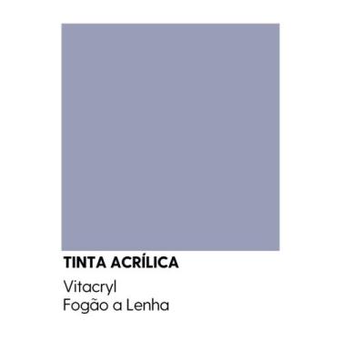 Imagem de Tinta Emborrachada Acetinada Cinzas - Vitacryl, Fogão a Lenha, 3,6 lts