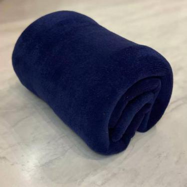 Imagem de Manta Casal  Lisa1,8X2M Camesa Azul Escuro