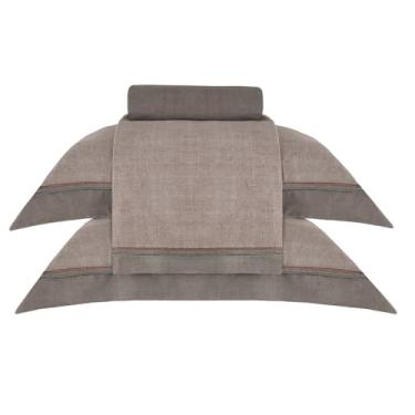 Imagem de Jogo de Cama Queen Buddemeyer Vision Orion Estampado Bordô 4 peças