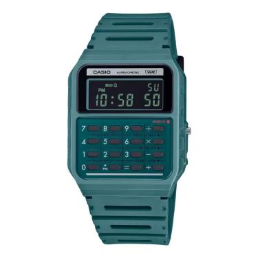 Imagem de Relógio Casio Data bank Edgy Verde Unissex CA-53WB-3BDF