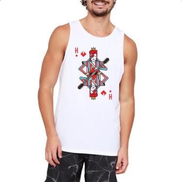 Imagem de Camiseta Regata Baralho Rei David Bowie - Alearts, M