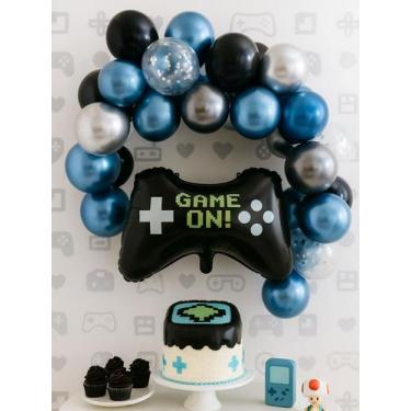 Imagem de Balao Metalizado Controle Gamer Festa Decoraçao Aniversario - Crgfesta