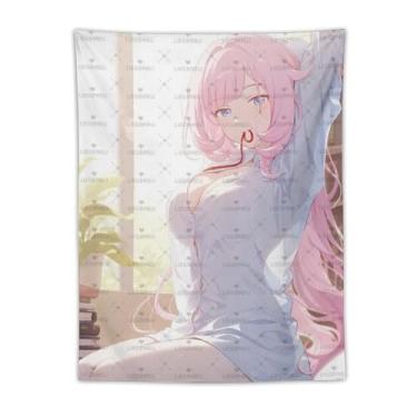 Imagem de LIEGBMEU Sexy Bikini Hot Anime Girl Tapeçaria 76.2 cm x 101.6 cm Interior Exterior Wall Quilt Art Decoração de Tapeçaria Caprichosa, Aa063