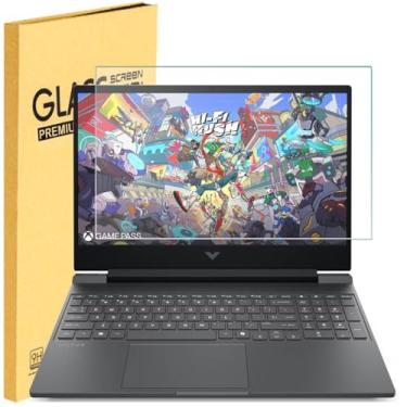 Imagem de Película de vidro temperado para laptop gamer HP Victus de 15,6 polegadas/Victus 15-FA 15-fb Series 15t-fa000 15-fa0033dx 15z-fb000 15-fb0747nr, HP Omen 39.6 cm Gaming Laptop 15-en 15-ce/dc Series 15
